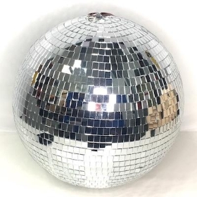 Silver Disco Ball 40cm